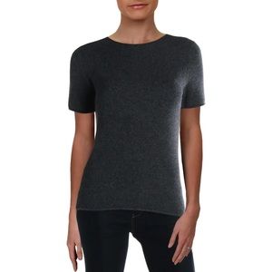 Theory Tolleree Cashmere Short Sleeve Sweater